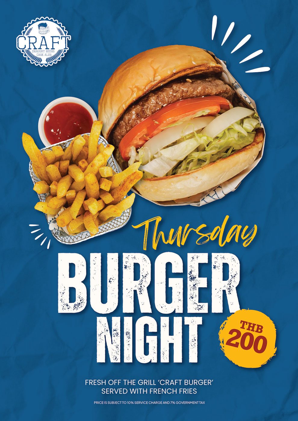 Thursday Burger promotion